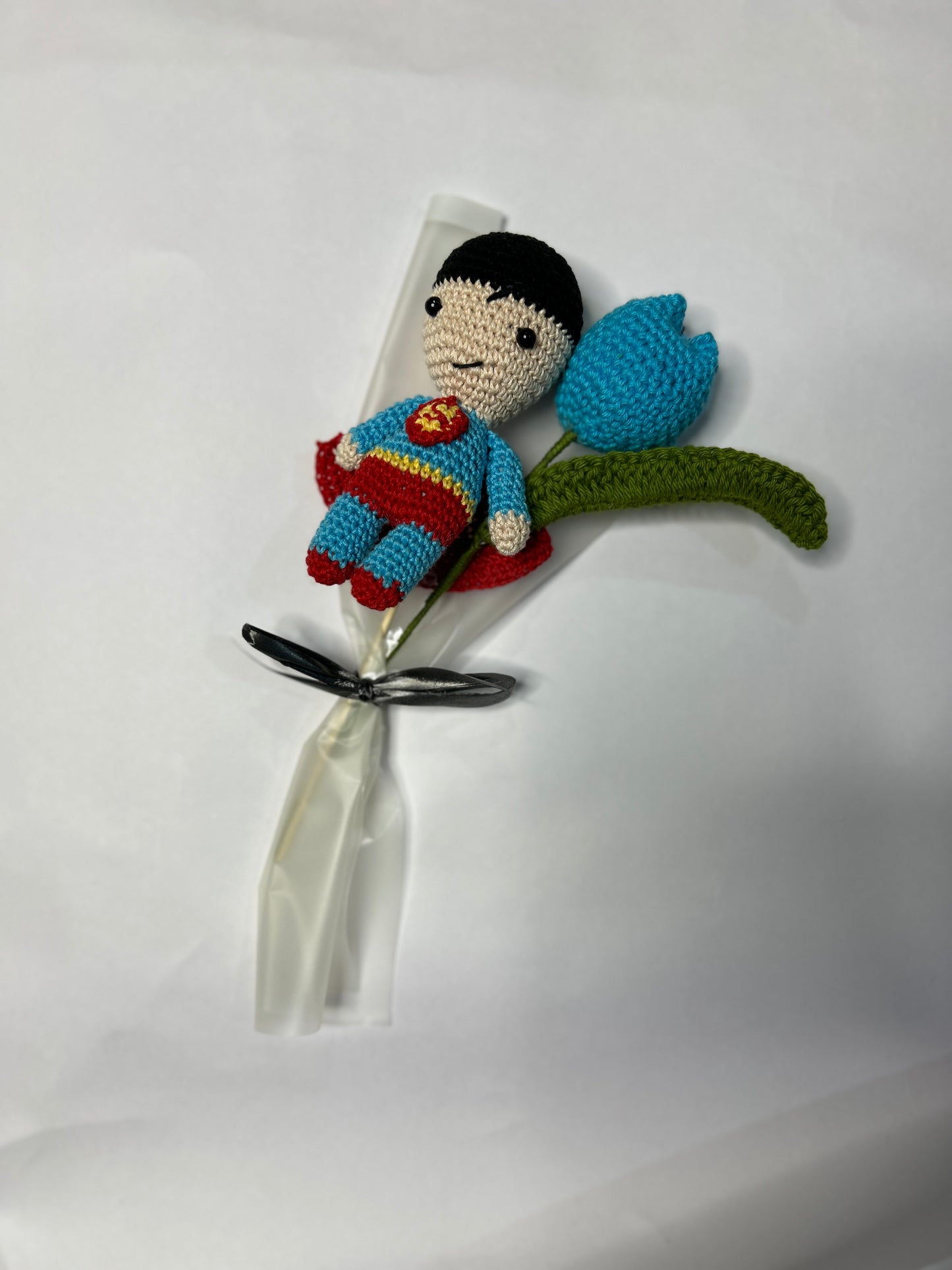 Superman with Tulip combo bouquet